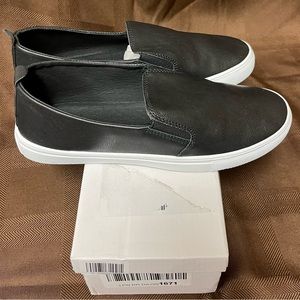 Black Vegan leather sneakers